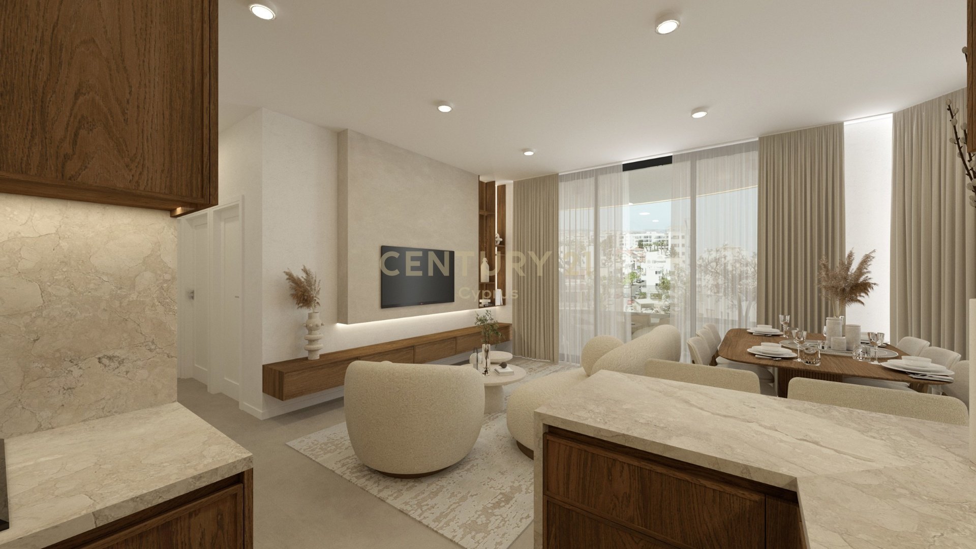 3 bedrooms Apartment in Larnaca, Larnaka, Cyprus No. 55439