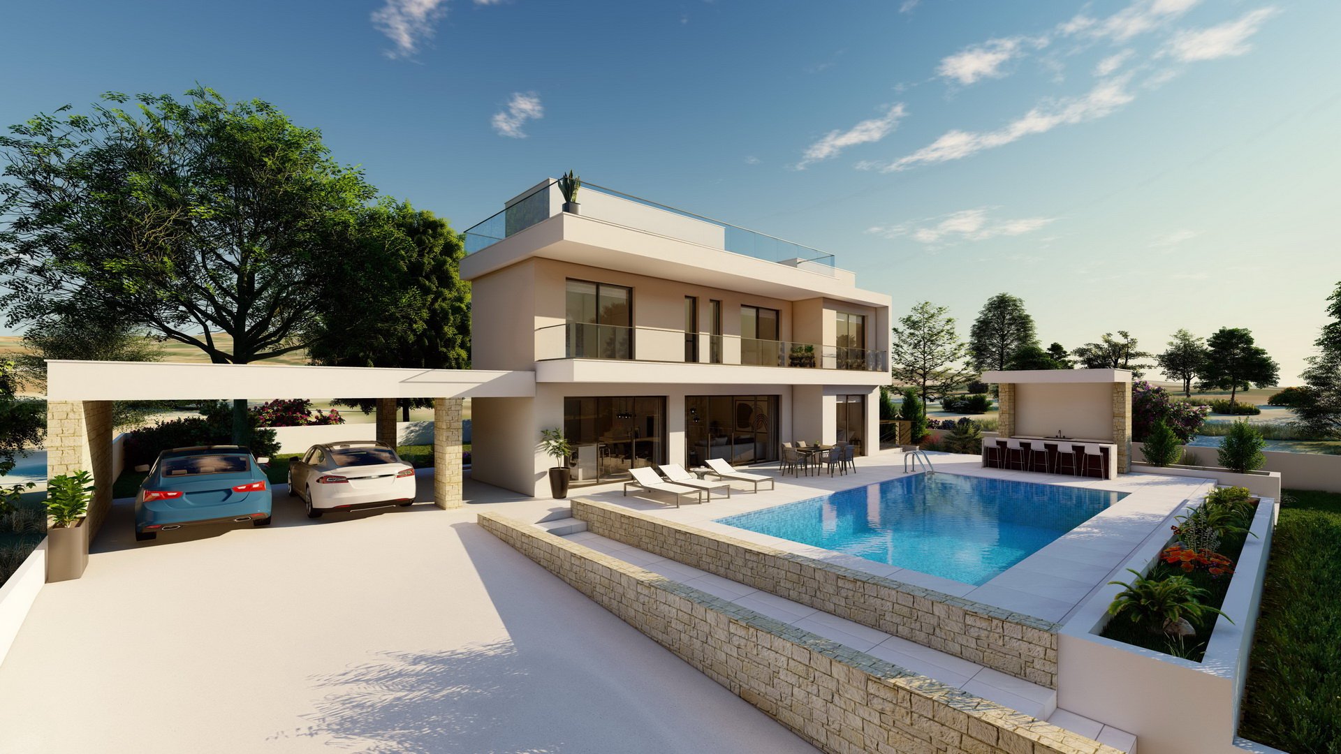 4 bedrooms Villa in Pegeia, Paphos, Cyprus No. 5487
