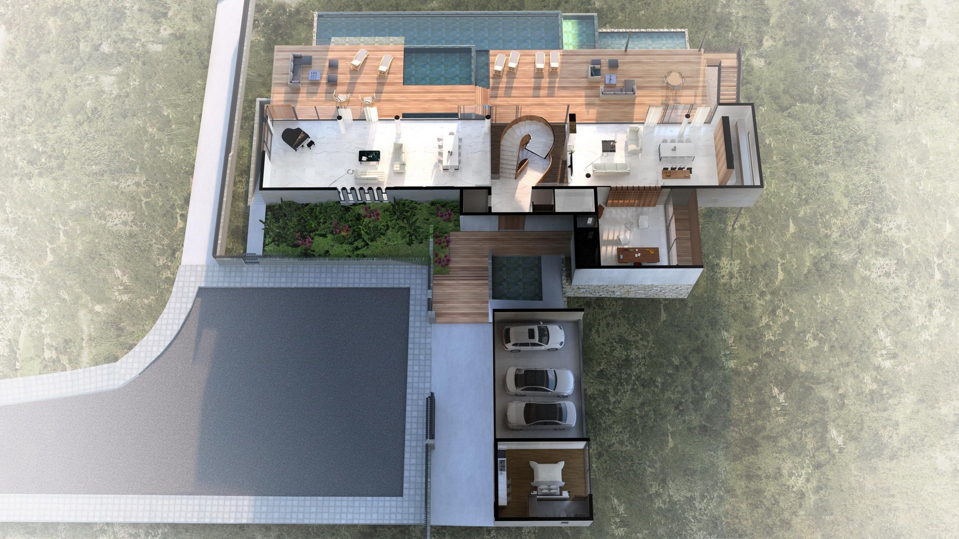 6 chambres Villa à Pegeia, Paphos, Chypre No. 5505