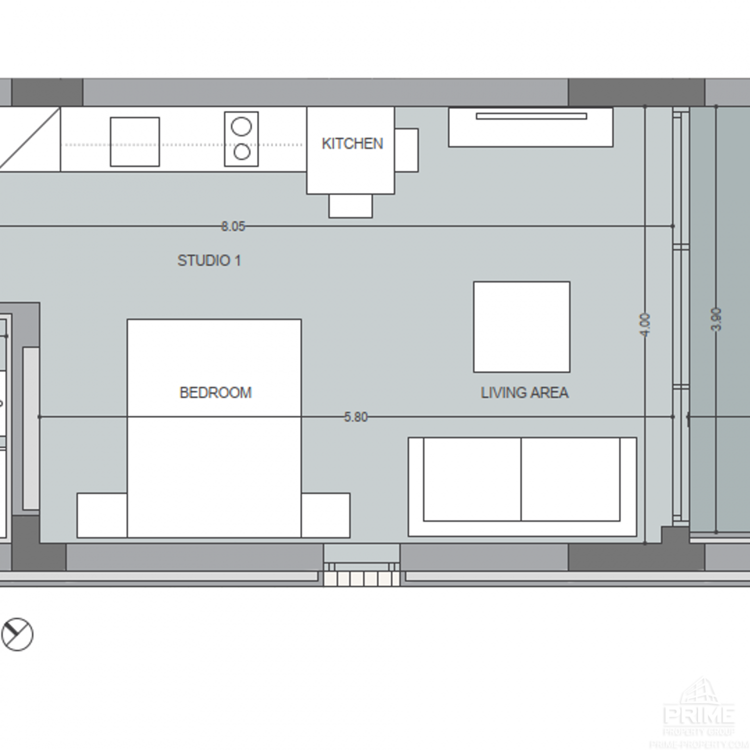 37m2 Apartamento en Prodromos, Nicosia, Chipre No. 30216