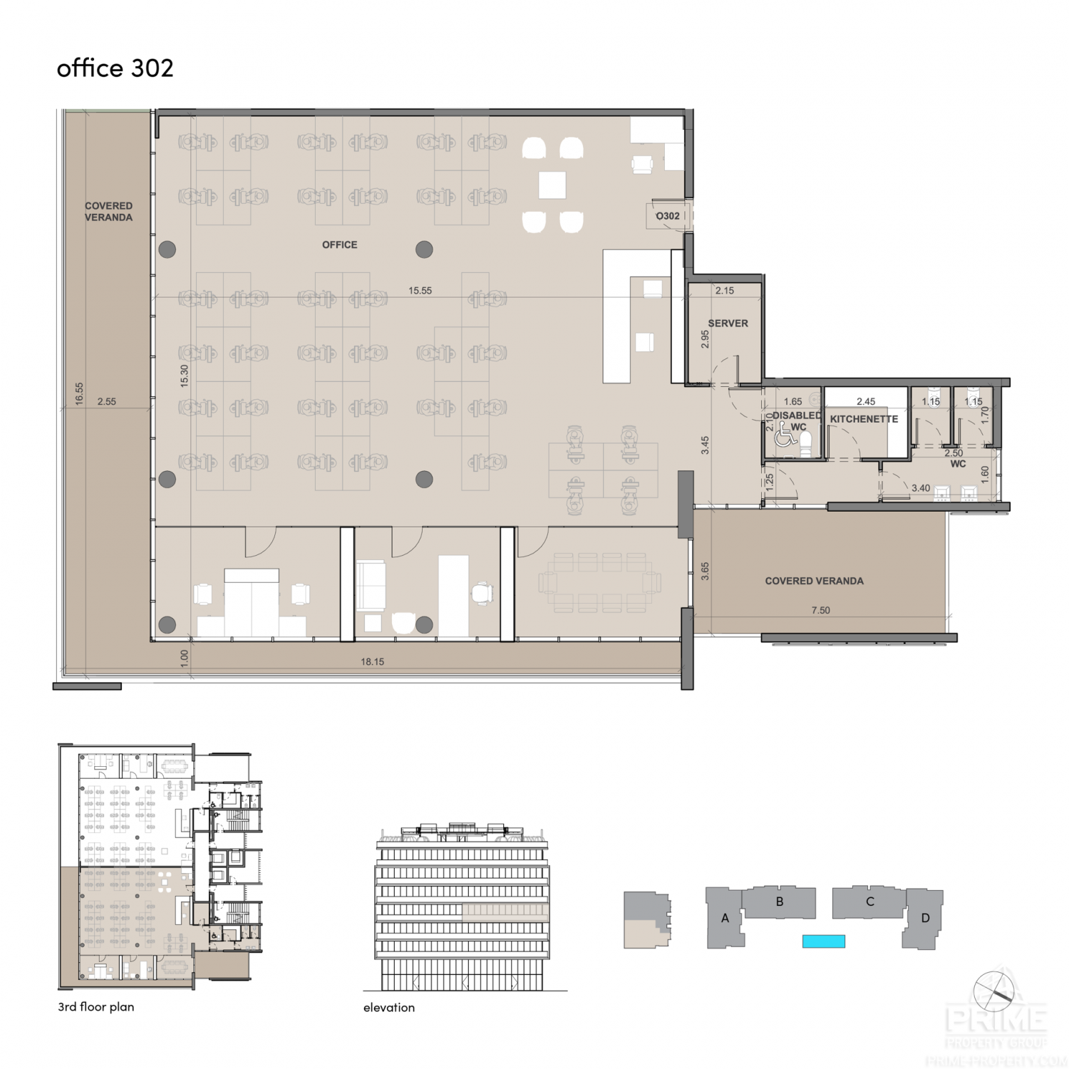 289.7m2 Office in Limassol, Cyprus No. 30213