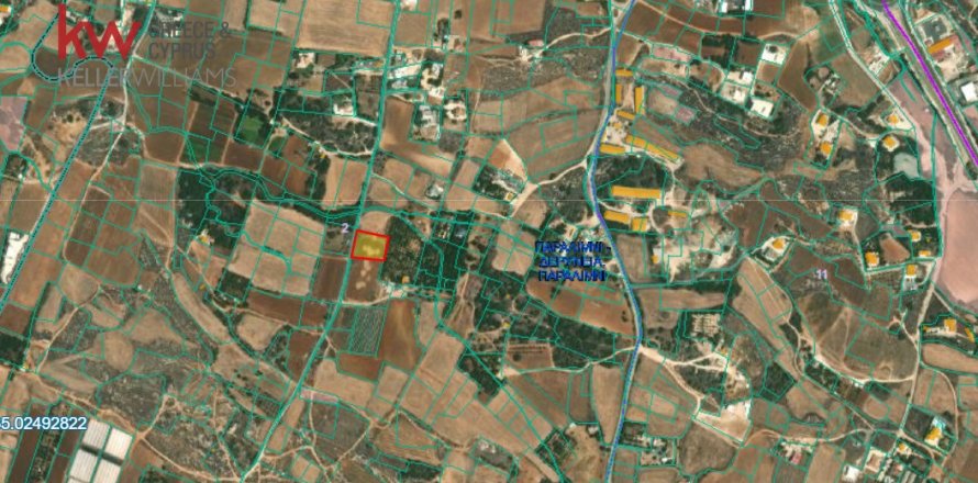 Земельный участок 2317м2 в Паралимни, Аммохостос, № 56756