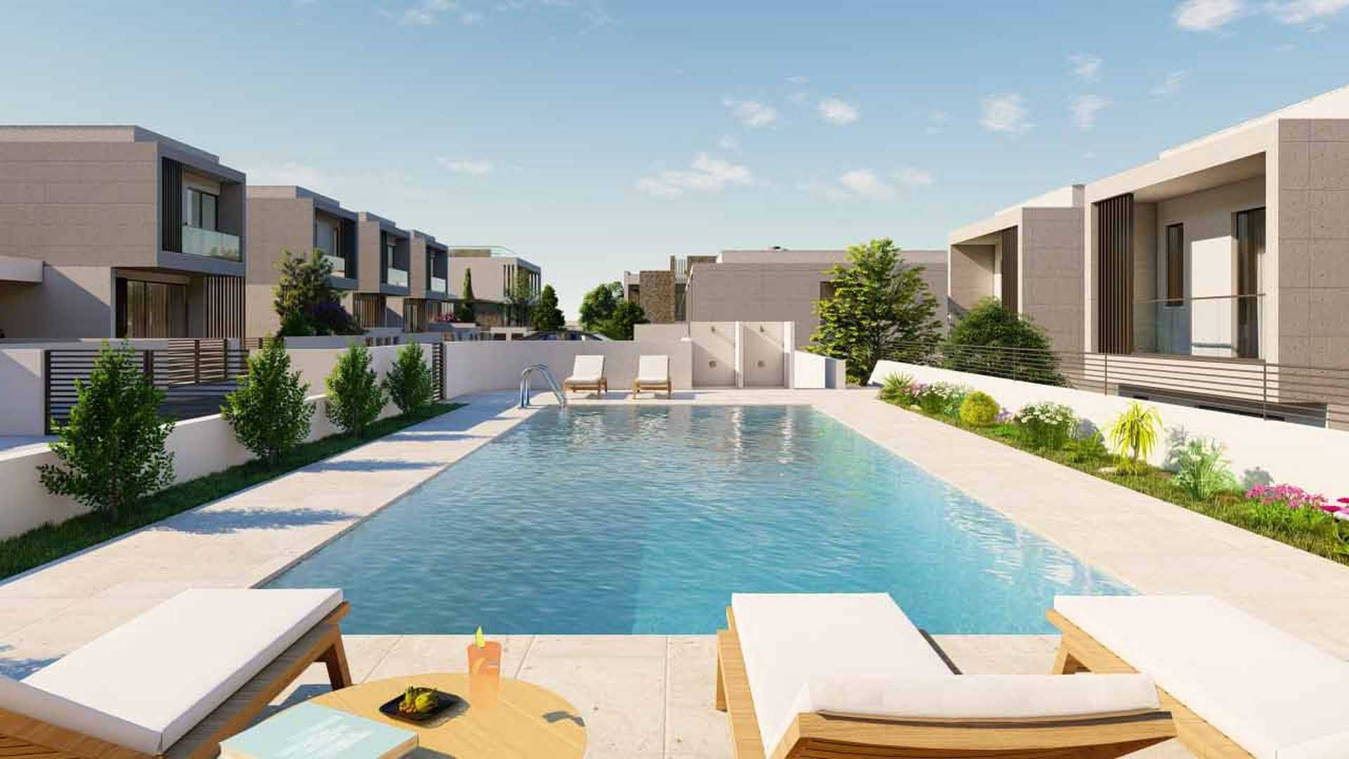 Вилла с 3 спальнями в PELAGOS BEACHFRONT RESIDENCES, Пафос, Кипр № 5360