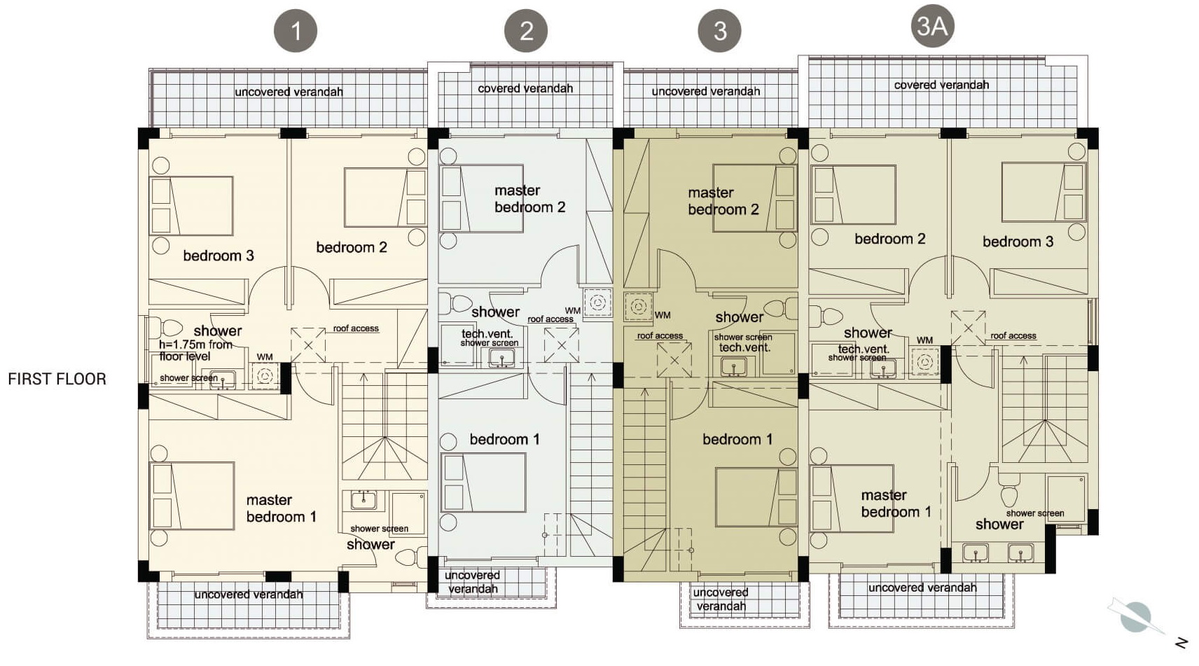 2 dormitorios Maisonette en Petridia E Empa, Paphos, Chipre No. 5353