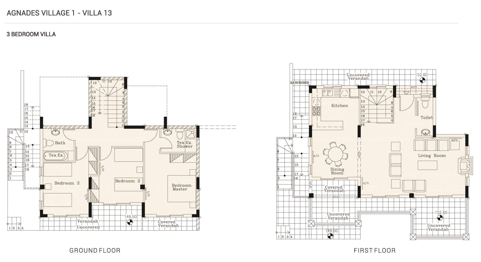 3 dormitorios Villa en Agnades Village Polis, Paphos, Chipre No. 9056