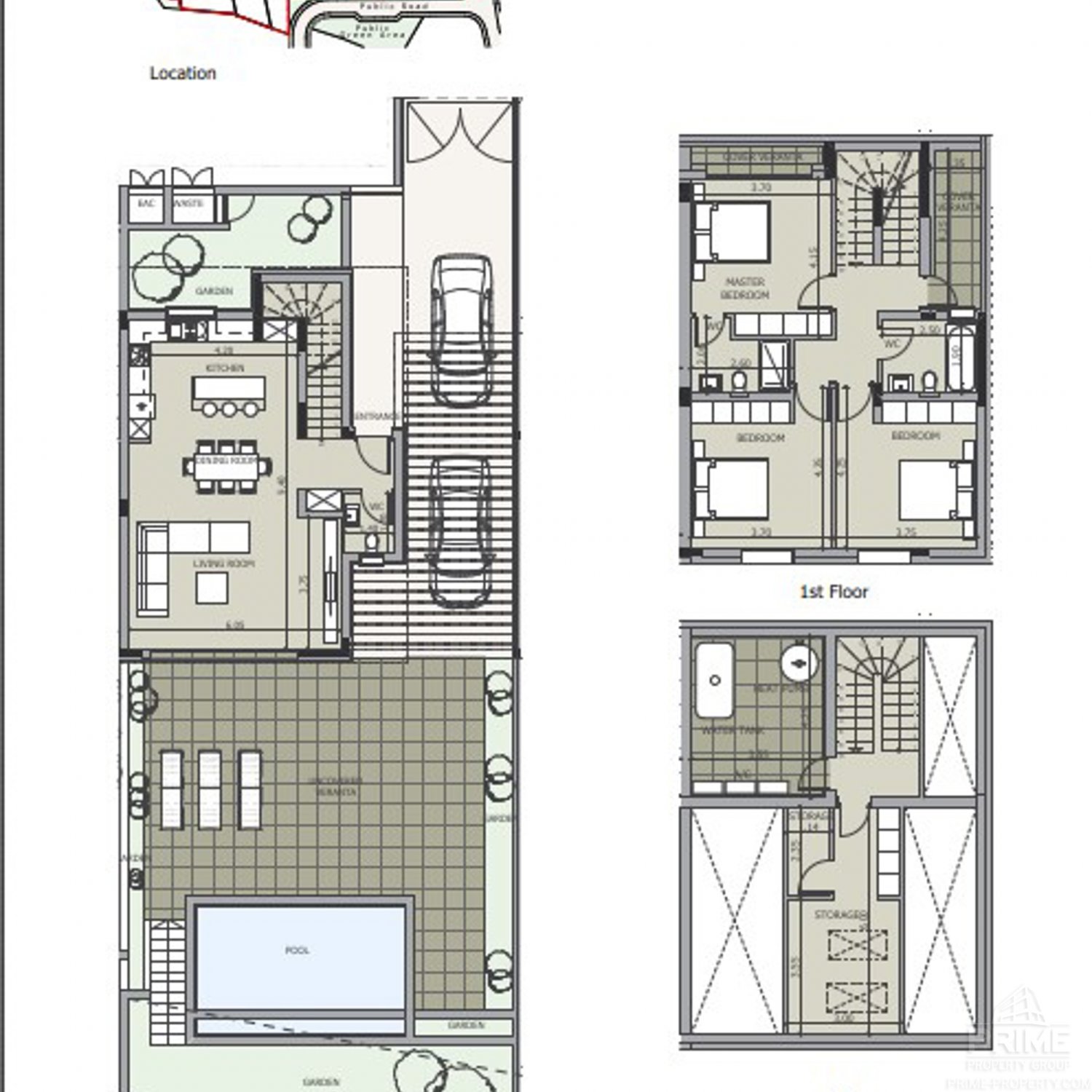 3 chambres Villa à Limassol, Chypre No. 26741