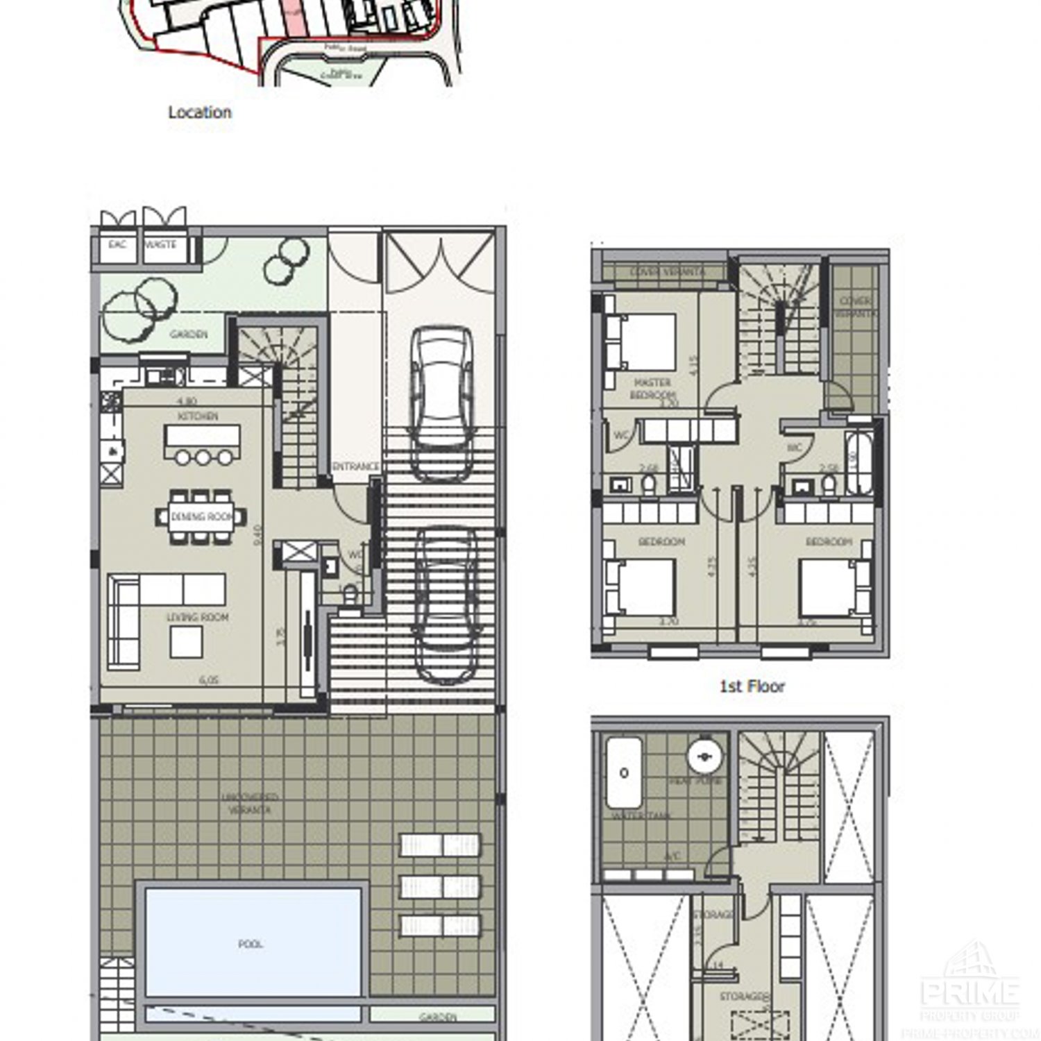 3 chambres Villa à Limassol, Chypre No. 26739