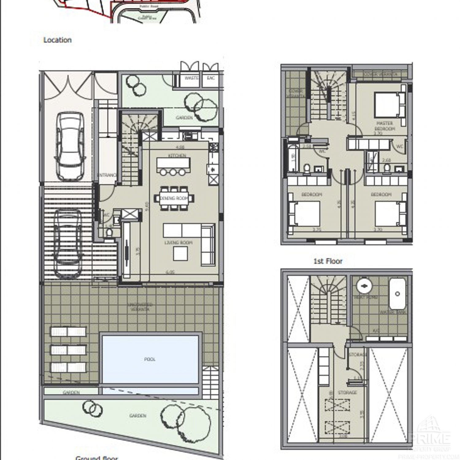 3 chambres Villa à Limassol, Chypre No. 26738