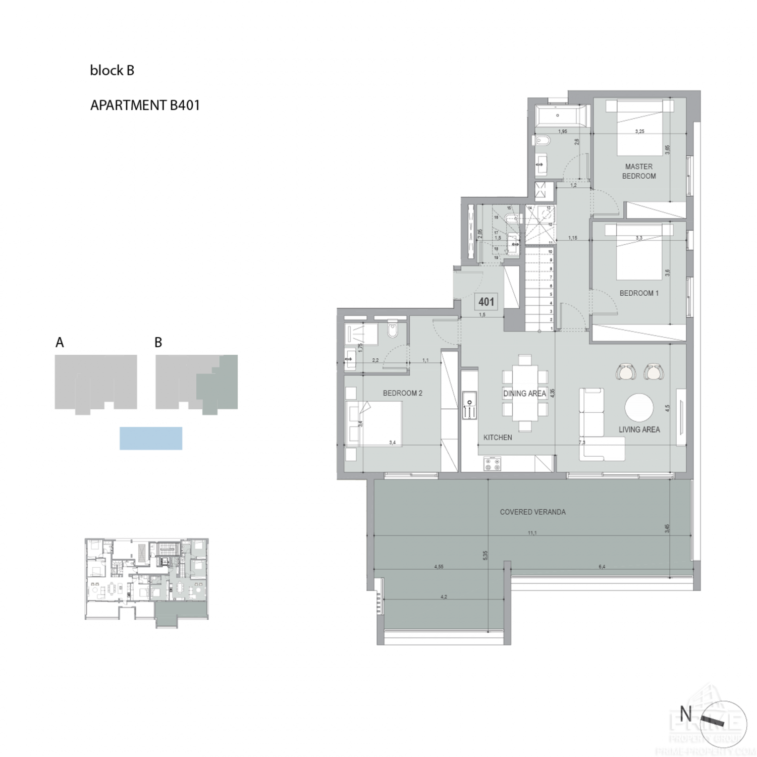 3 chambres Penthouse à Potamos tis Germasogeias, Germasogeia, Limassol, Chypre No. 4689