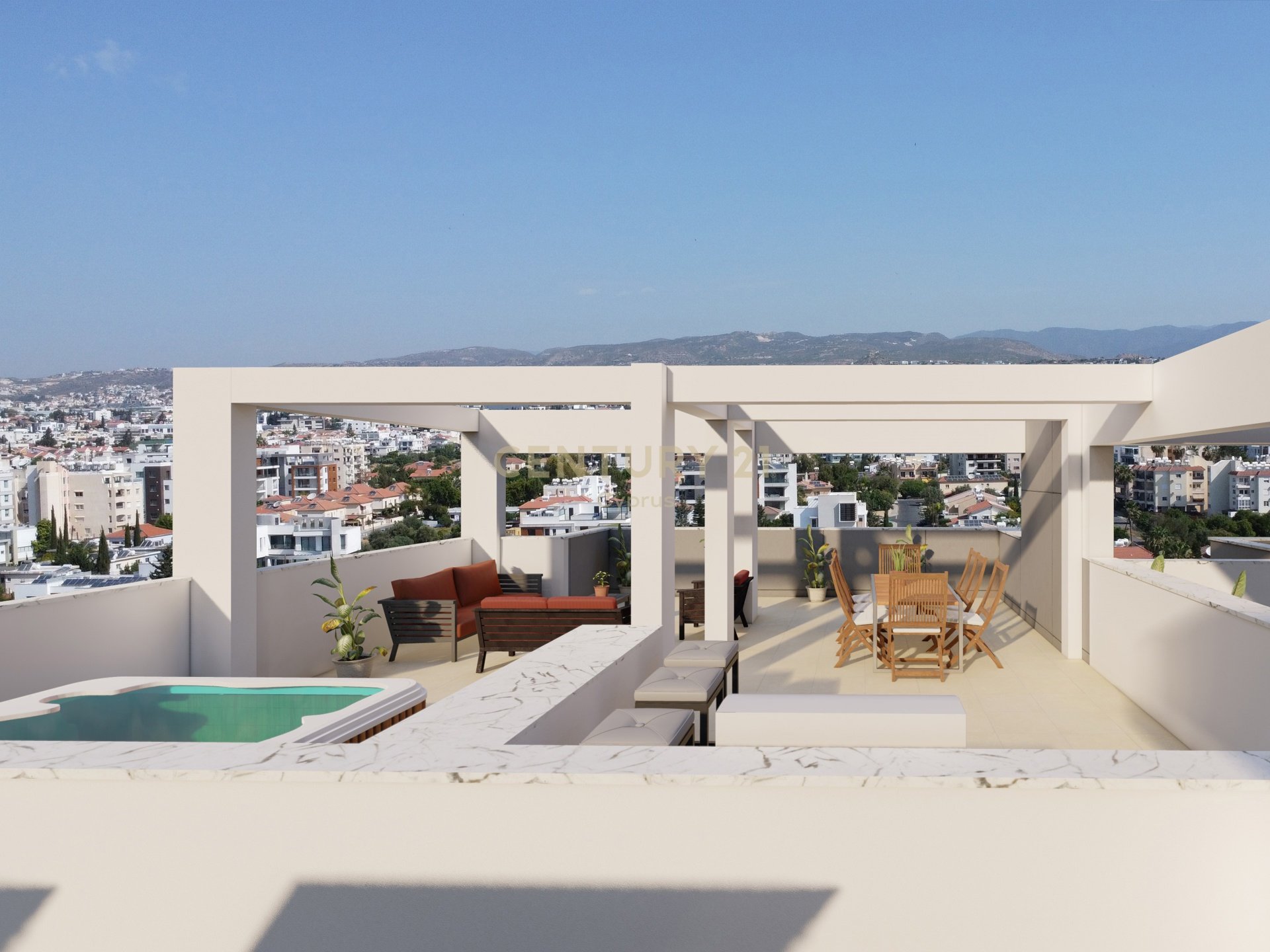 2 chambres Penthouse à Germasogeia, Limassol, Chypre No. 55660