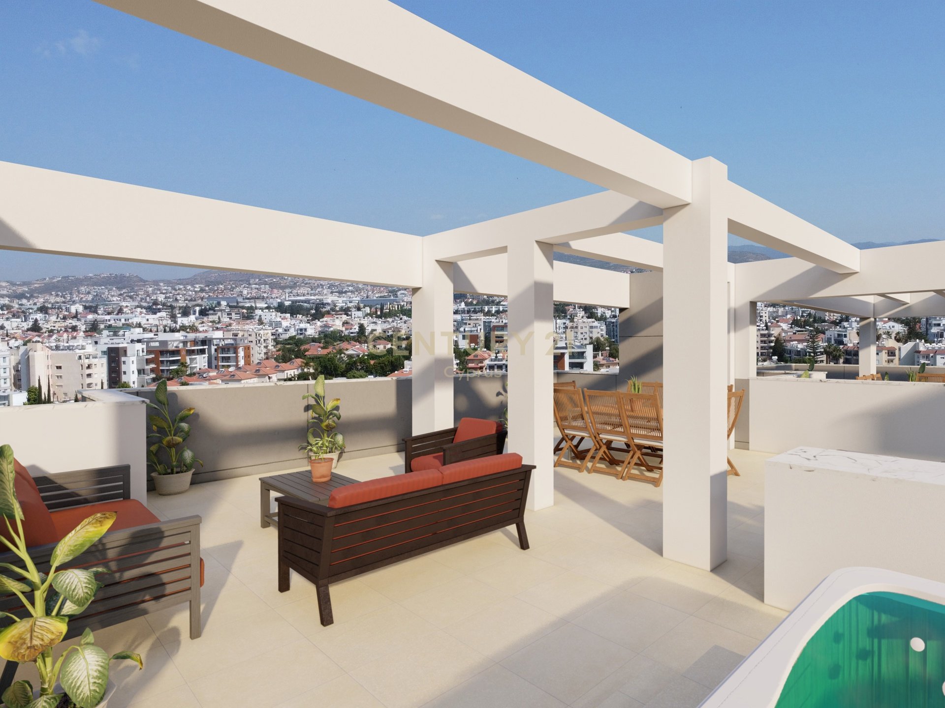 2 chambres Penthouse à Germasogeia, Limassol, Chypre No. 55660