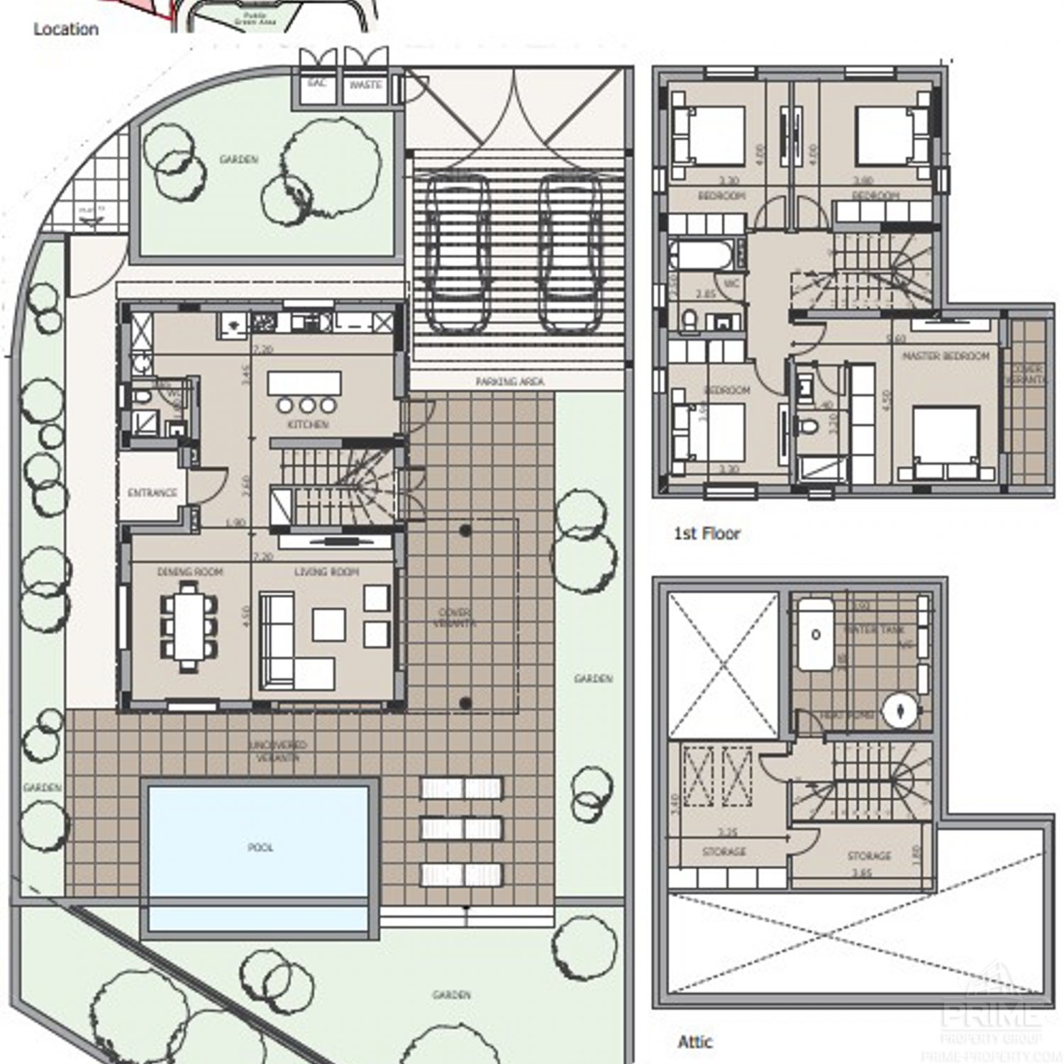 4 chambres Villa à Limassol, Chypre No. 26735