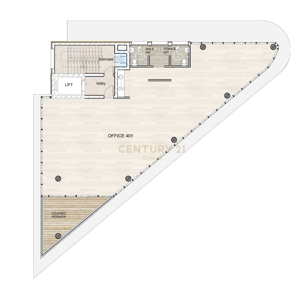 1802m2 Commercial property in Agios Georgios, Limassol, Cyprus No. 54289