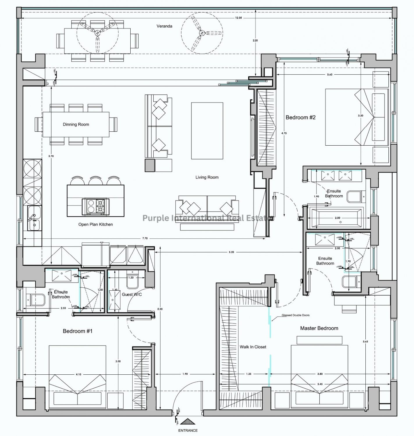 3 bedrooms Apartment in Limassol, Cyprus No. 7484