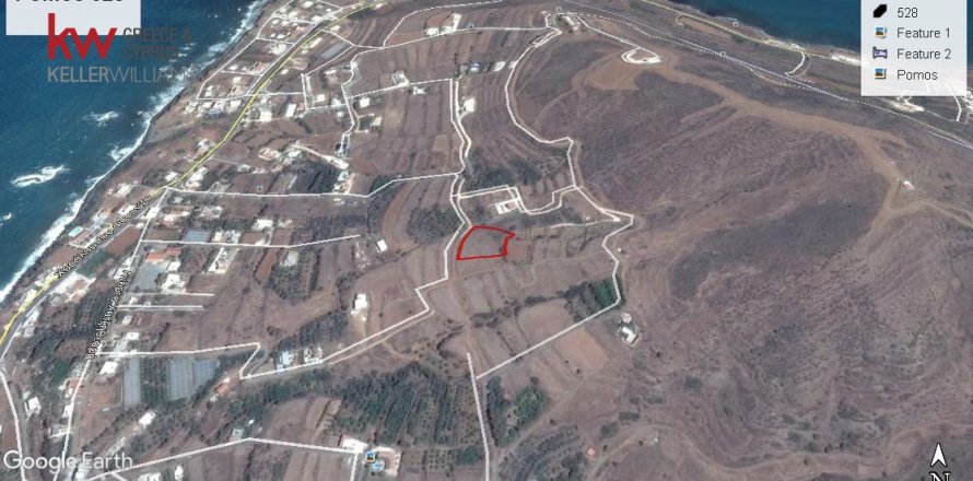 2351m2 Land in Pomos, Paphos, No. 40051