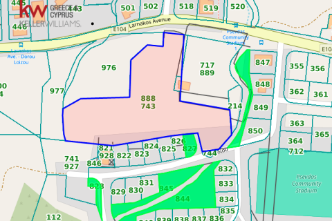 Земельный участок 9996м2 в Псевдас, Ларнака,  № 40049