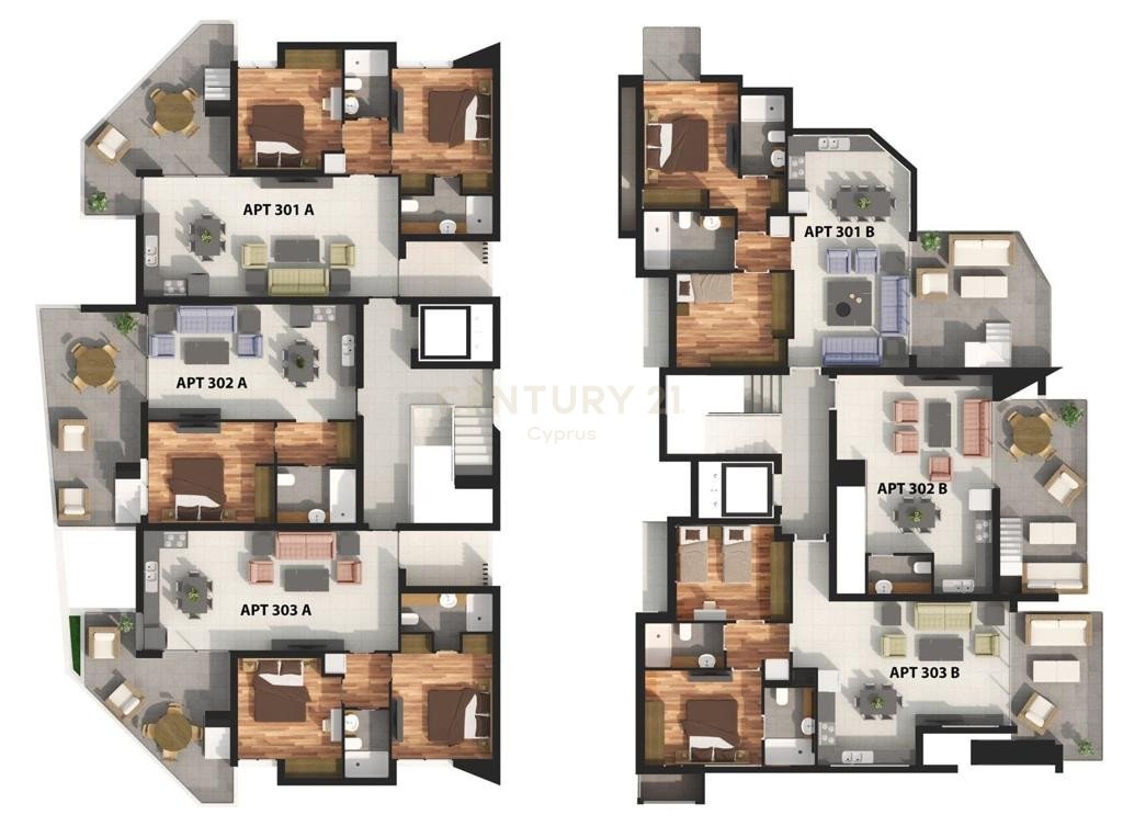 1 bedroom Apartment in Larnaca, Larnaka, Cyprus No. 55976