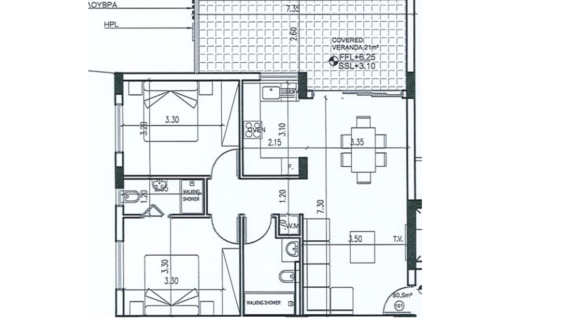 2 chambres Appartement à Aradippou, Larnaka, Chypre No. 26932