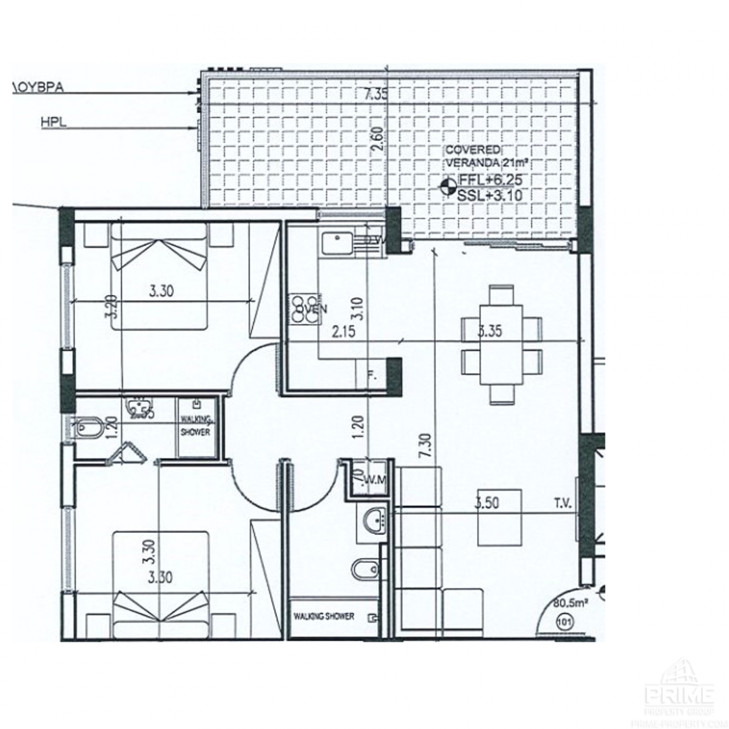 2 chambres Appartement à Aradippou, Larnaka, Chypre No. 26932