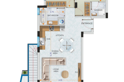 2 bedrooms Apartment in Larnaka,  No. 50220 5