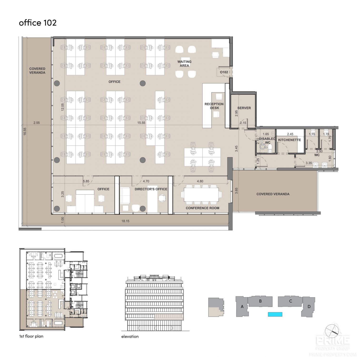 289.7m2 Office in Limassol, Cyprus No. 30546
