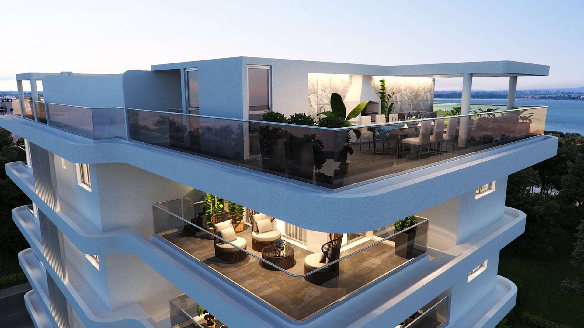 2 bedrooms Penthouse in Larnaca, Larnaka, Cyprus No. 26470