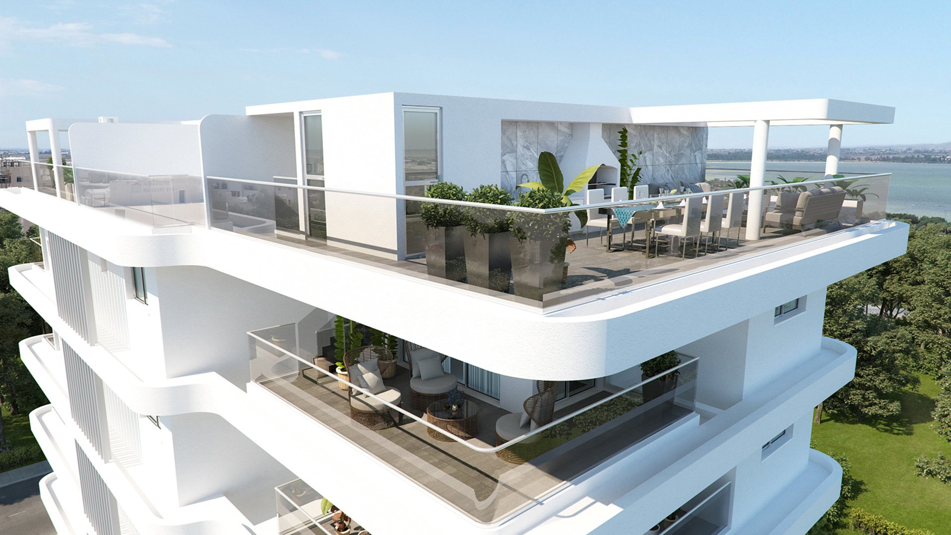 2 bedrooms Penthouse in Larnaca, Larnaka, Cyprus No. 26470