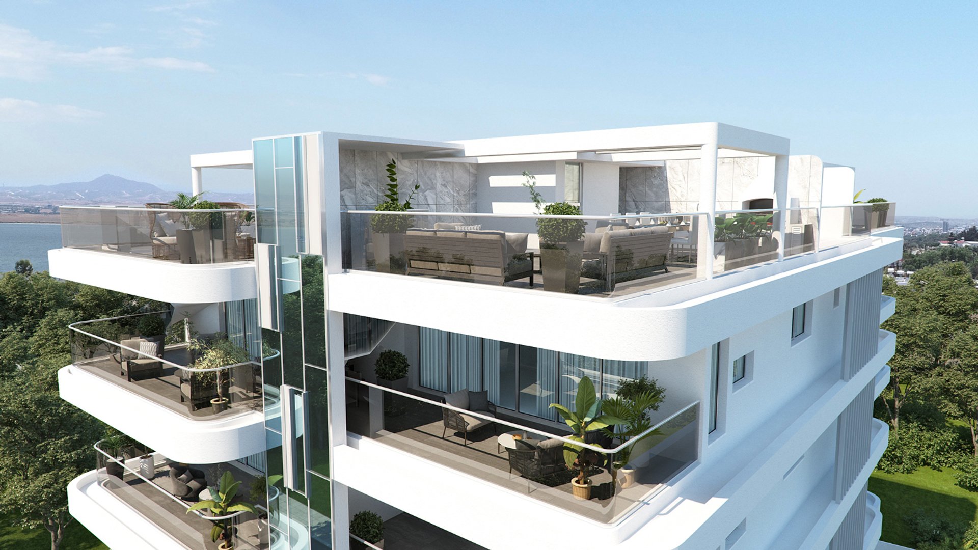 2 bedrooms Penthouse in Larnaca, Larnaka, Cyprus No. 26470
