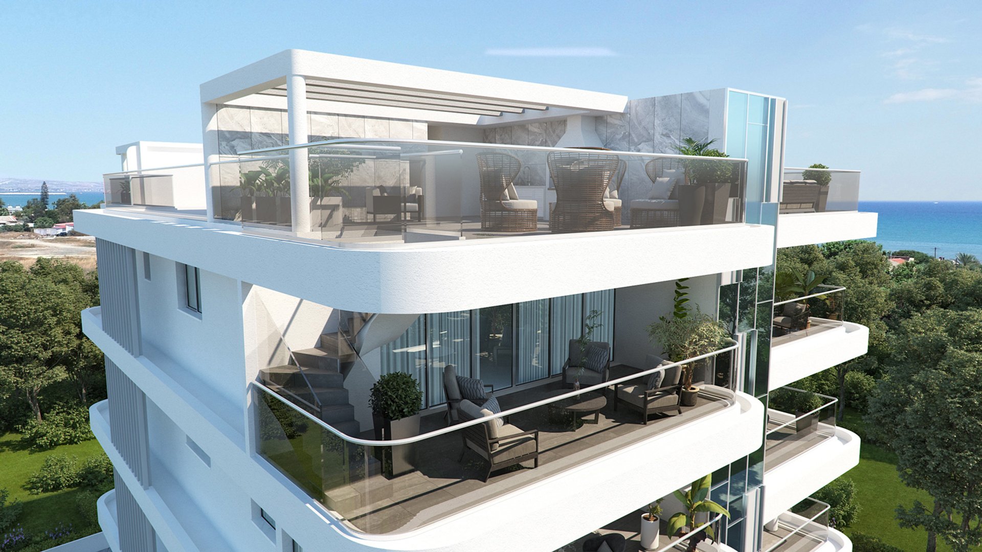 2 bedrooms Penthouse in Larnaca, Larnaka, Cyprus No. 26470