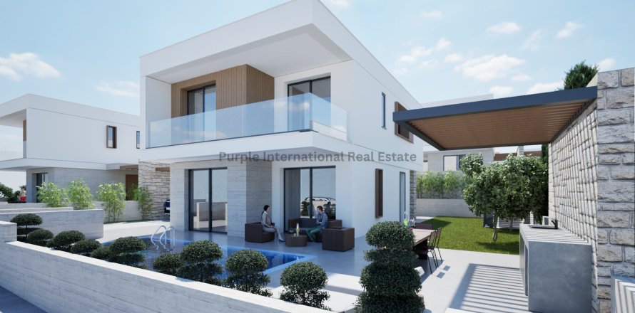 Вилла с 3 спальнями в Тала, Пафос,  № 39237