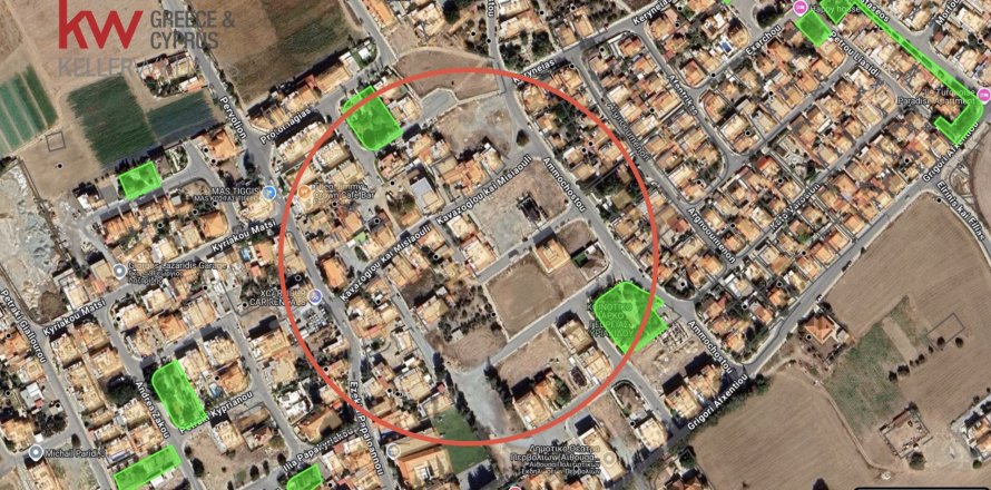 Земельный участок 600м2 в Перволия, Ларнака,  № 56699