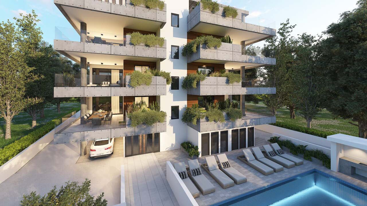 1 dormitorio Apartamento en The Nest Empa, Paphos, Chipre No. 24245