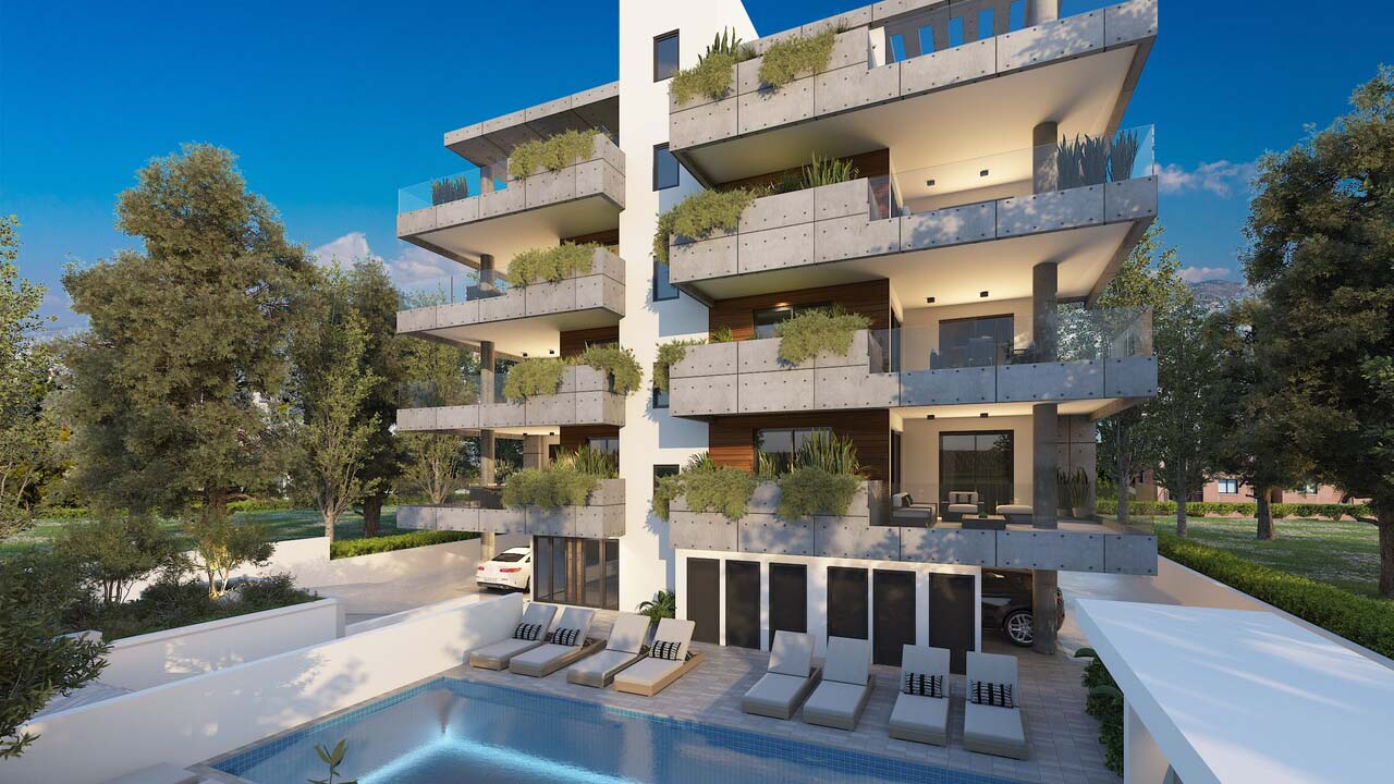1 dormitorio Apartamento en The Nest Empa, Paphos, Chipre No. 24245