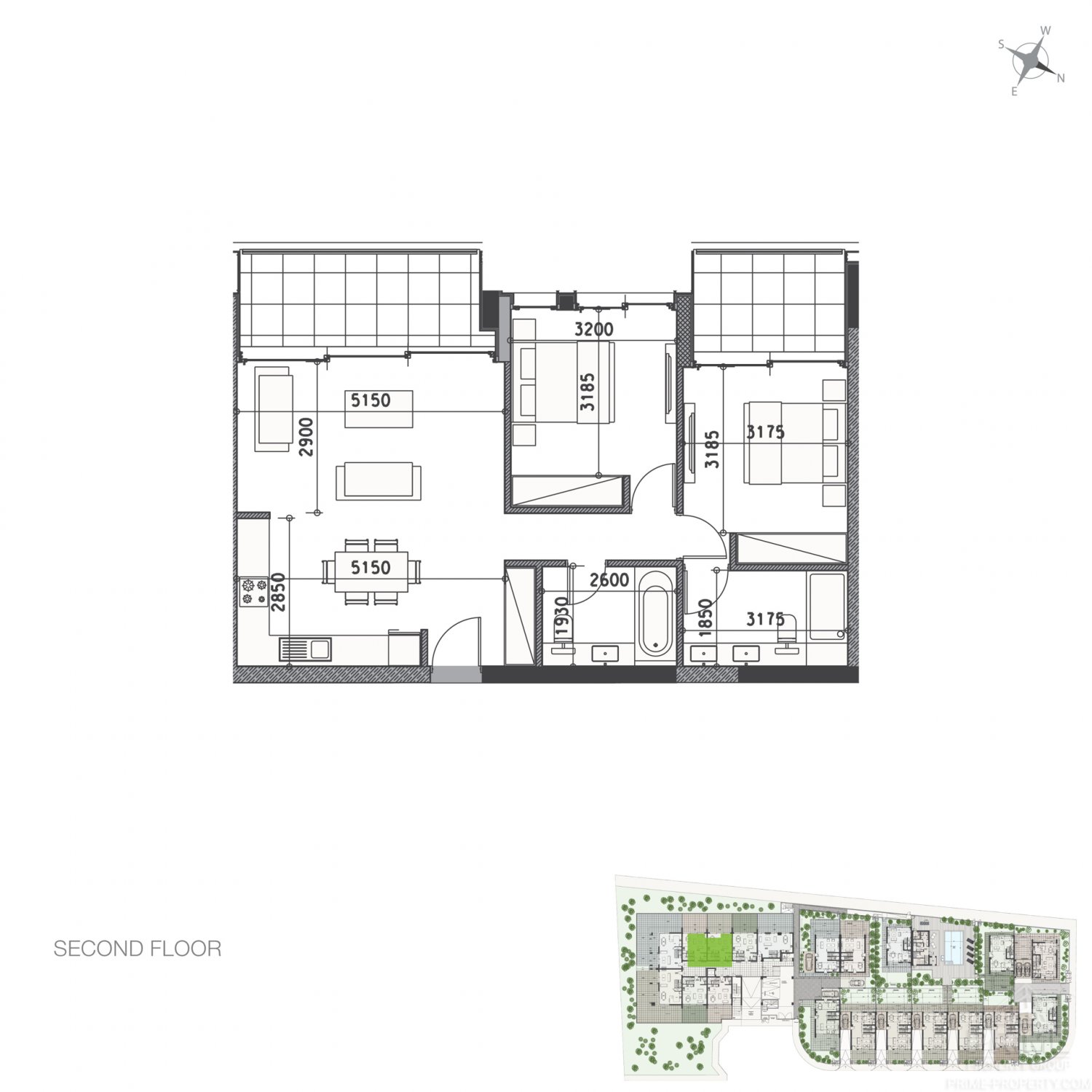 2 bedrooms Apartment in Mesa Geitonia, Limassol, Cyprus No. 29521
