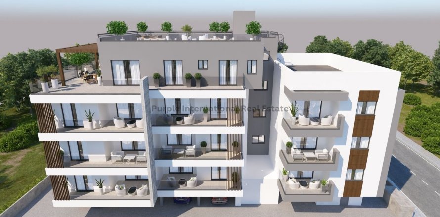 Квартира с 2 спальнями в Героскипу, Пафос, Кипр № 37494