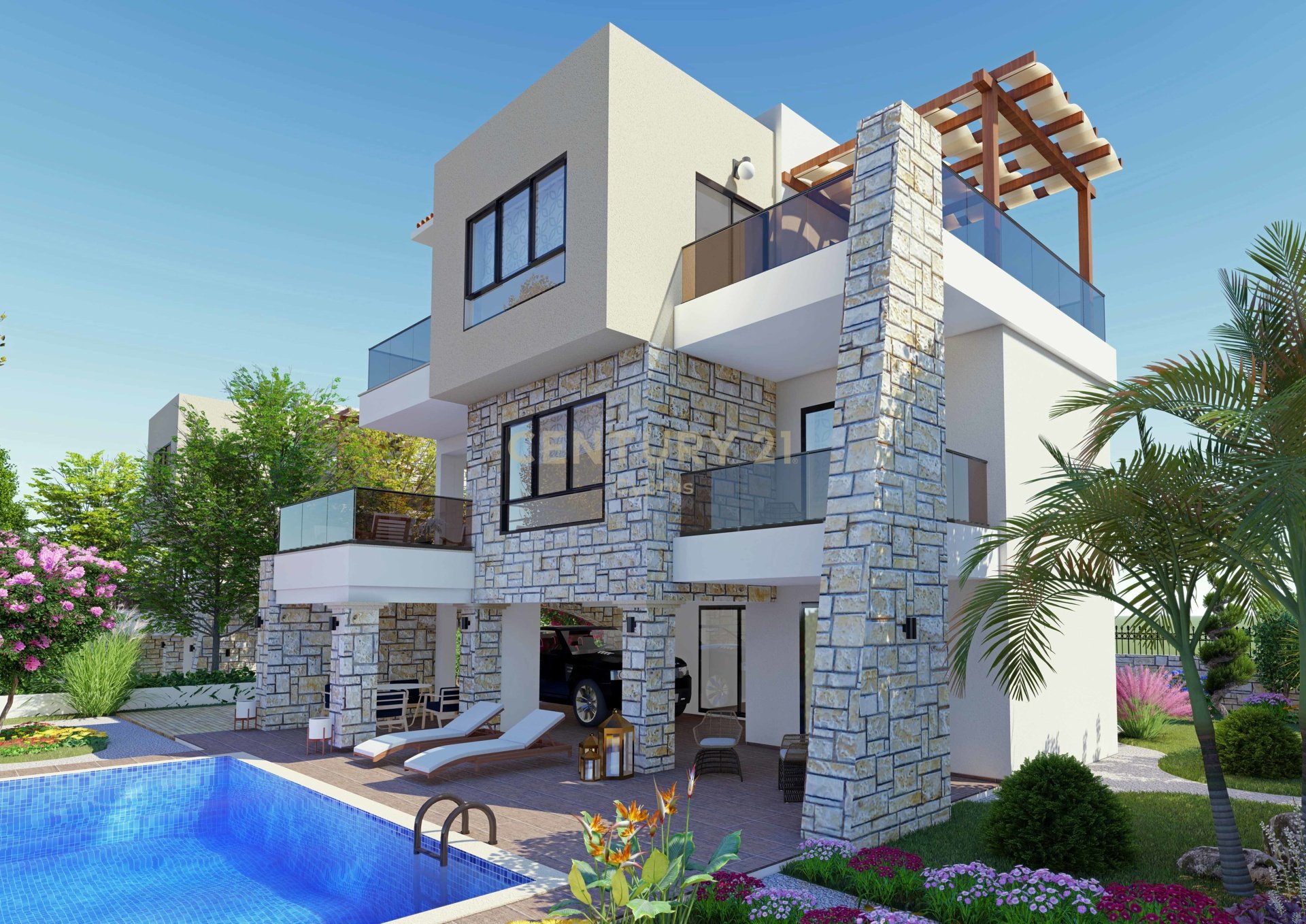 4 chambres Villa à Pegeia, Paphos, Chypre No. 54356