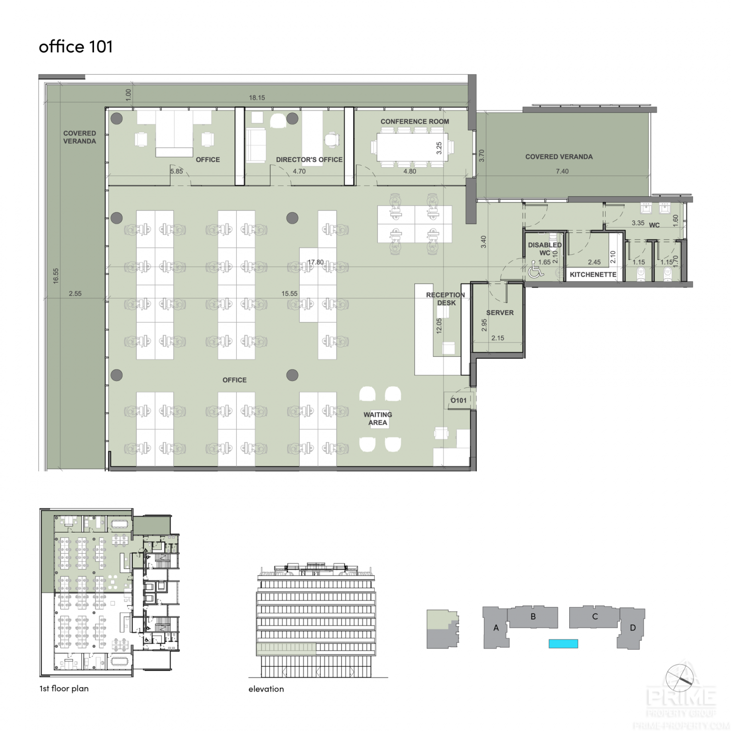 290m2 Office in Limassol, Cyprus No. 30209