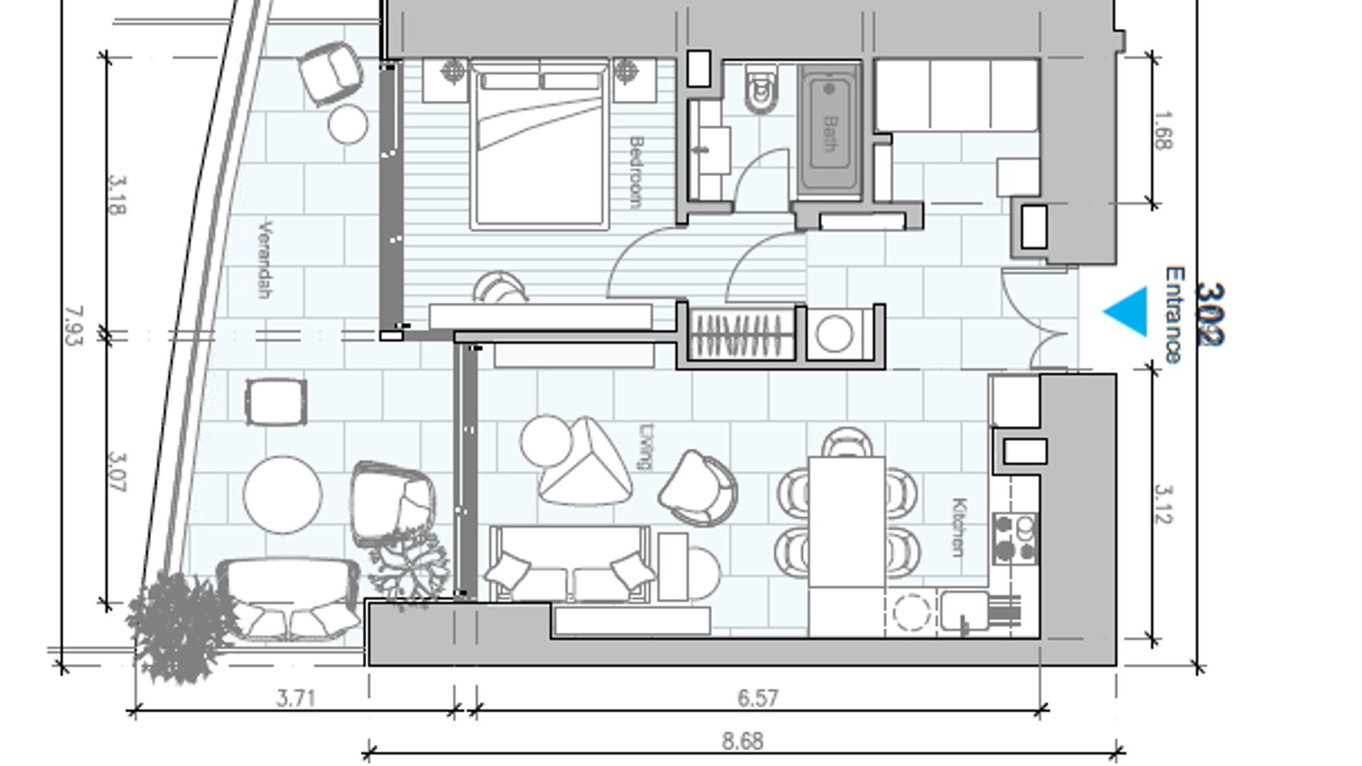 1 chambre Appartement à Tsiflikoudia, Limassol, Chypre No. 26633