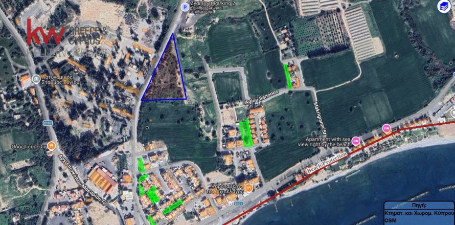 9960m2 Land in Zygi, Larnaka,  No. 39632