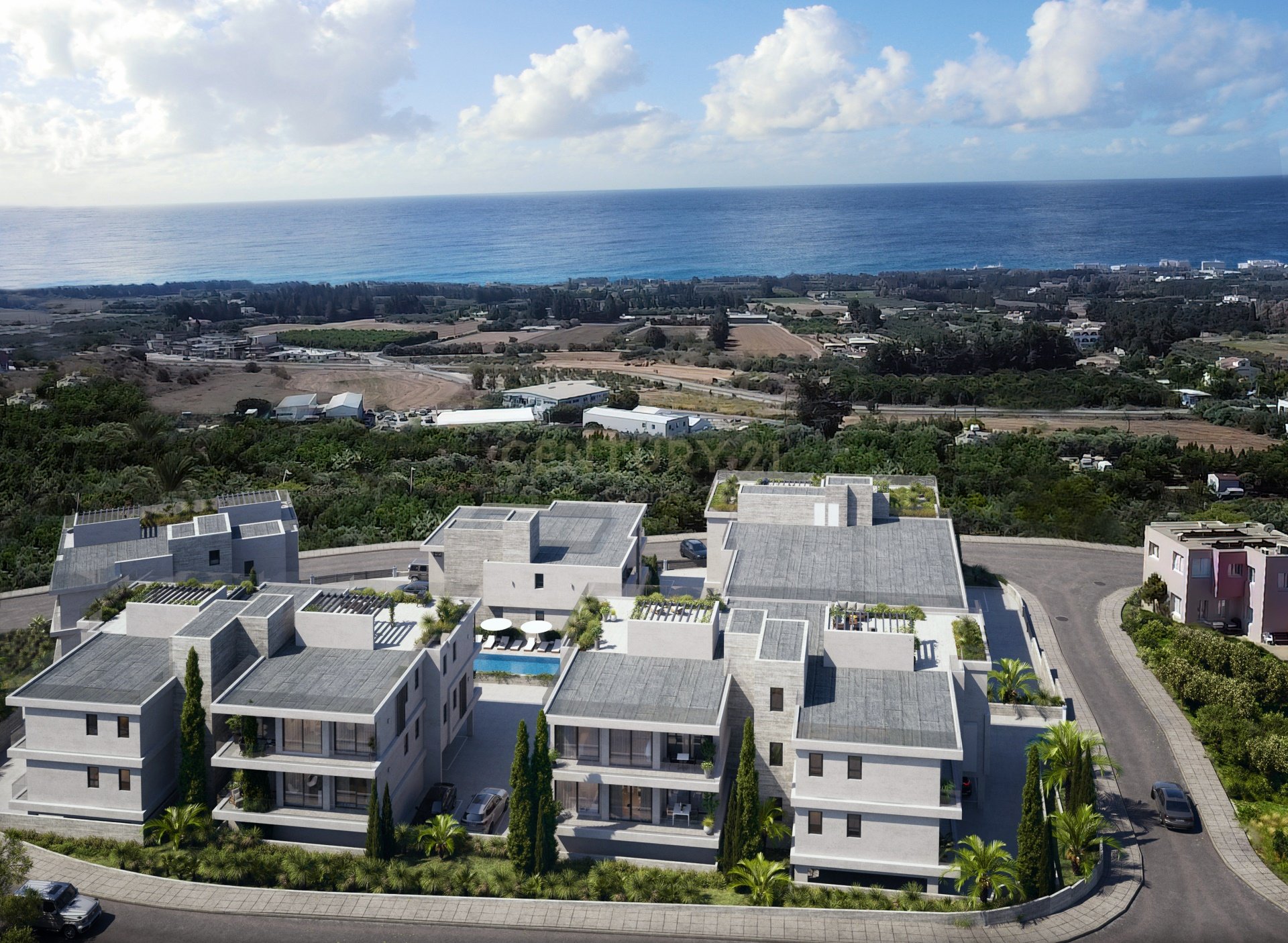 2 bedrooms Apartment in Geroskípou, Paphos, Cyprus No. 54443