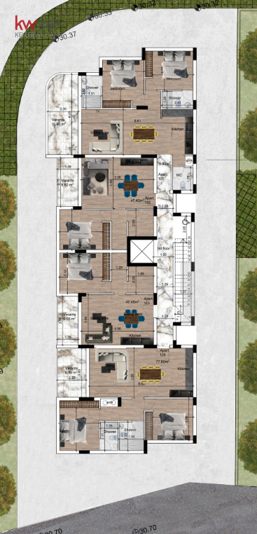 2 dormitorios Apartamento en Livadia, Larnaka, Chipre No. 40649