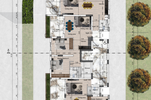 Квартира с 2 спальнями в Ливадия, Ларнака,  № 40649 9