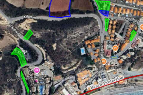 9514m2 Land in Pissouri, Limassol, No. 40653