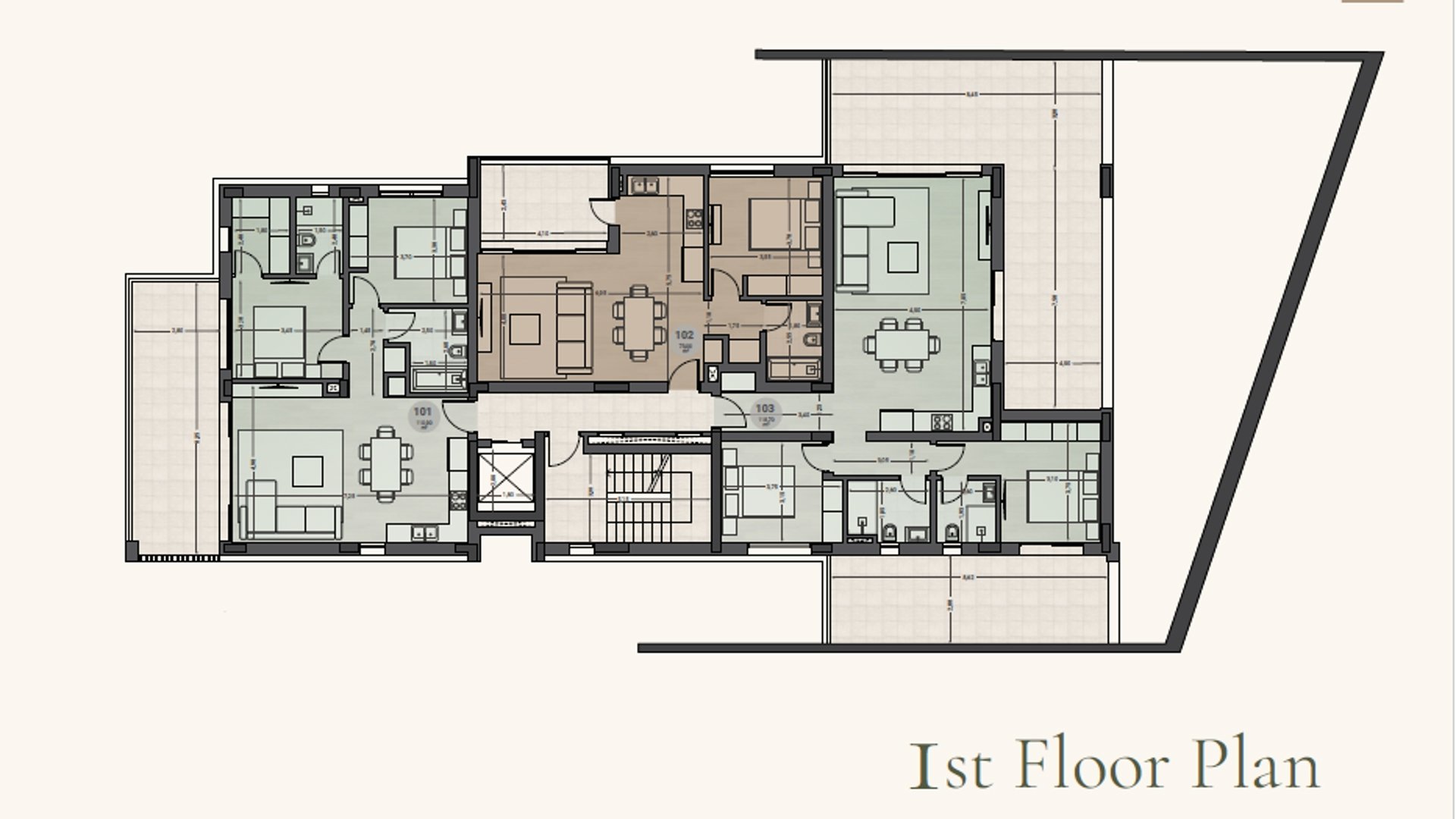 1 chambre Appartement à Potamos tis Germasogeias, Germasogeia, Limassol, Chypre No. 28819