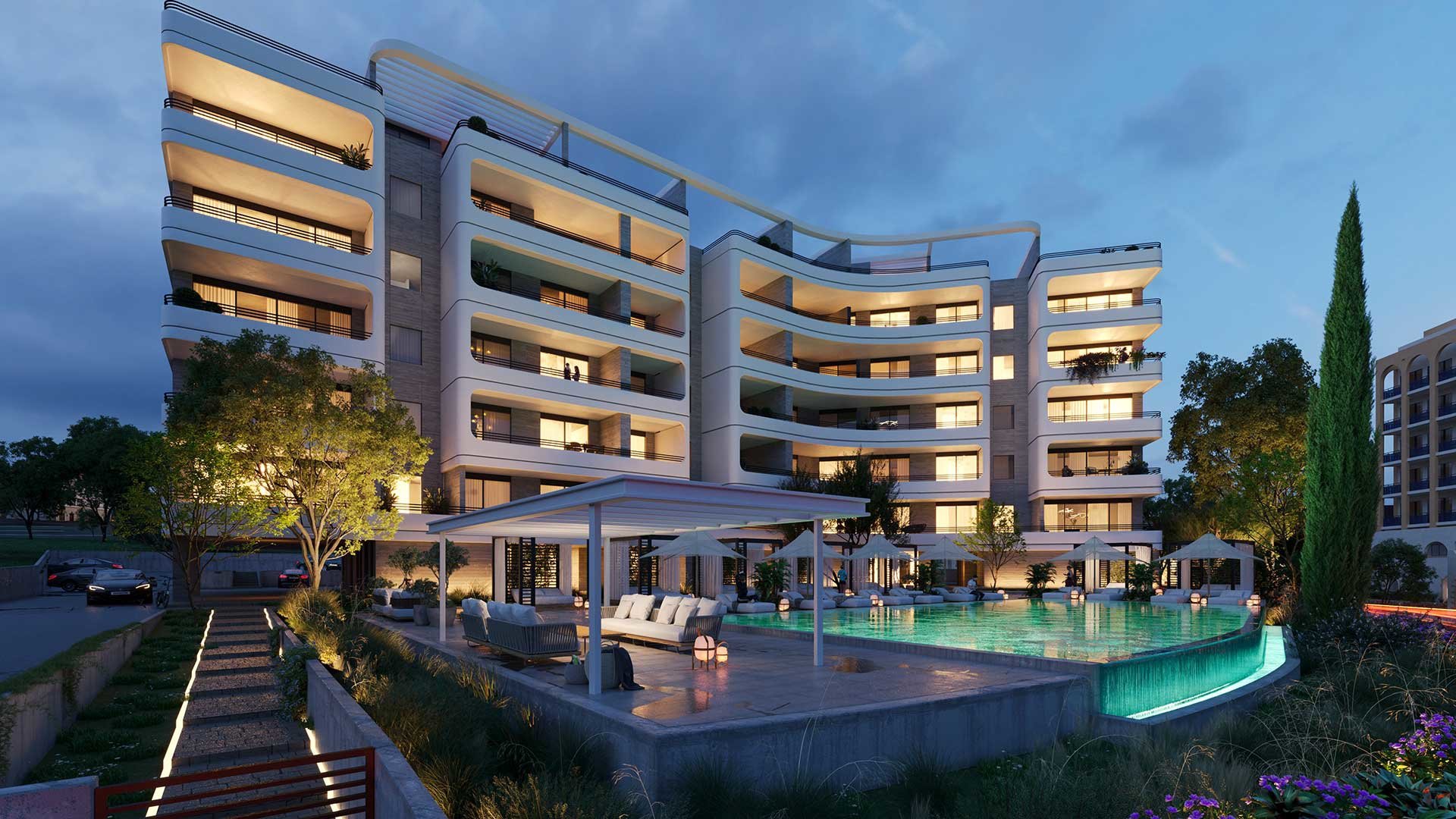 2 chambres Appartement à Sense Agios Tychonas, Limassol, Chypre No. 27436