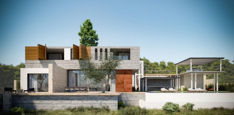 Вилла с 4 спальнями в Лимассол, Лимасол, № 38311