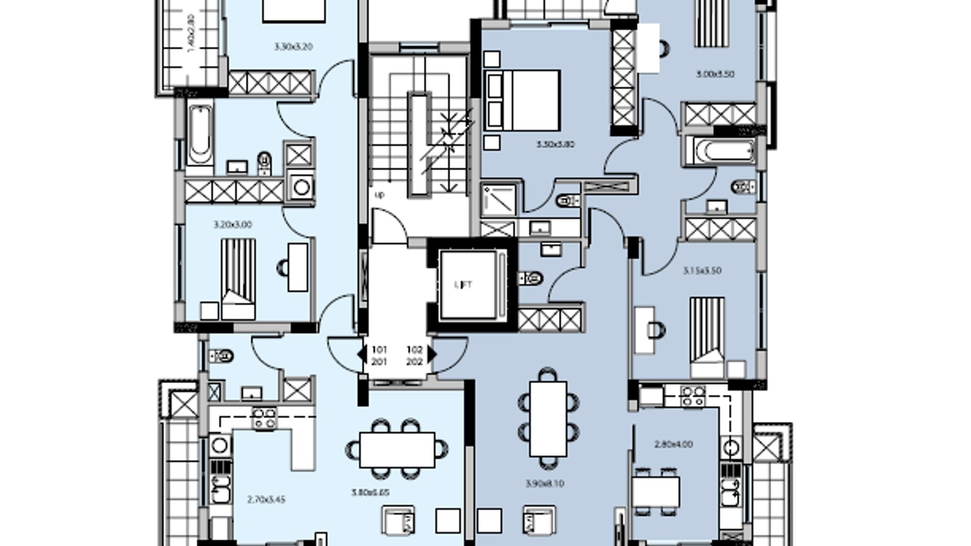 3 bedrooms Penthouse in Agios Nektarios, Limassol, Cyprus No. 28684