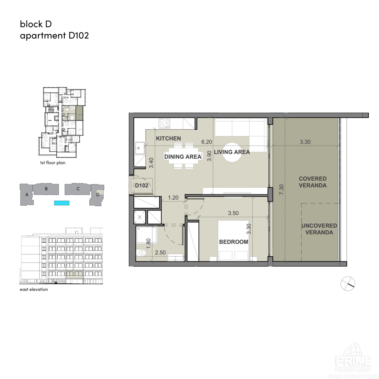 1 bedroom Apartment in Limassol, Cyprus No. 26914