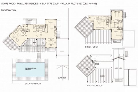 Villa floor plan «3BR-10», 3 bedrooms in Royal Residences