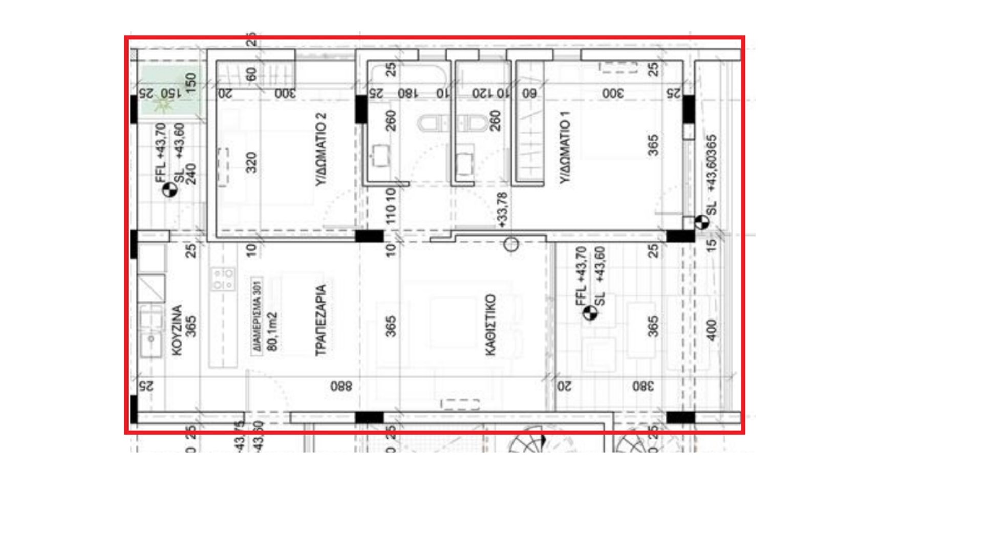 2 chambres Penthouse à Larnaca, Larnaka, Chypre No. 26773